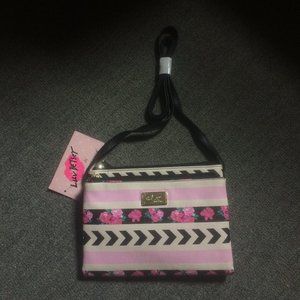 Amazing 50% off! Cute Luv Betsey by Betsey Johnson Crossbody - Multi ,Pink Multi
